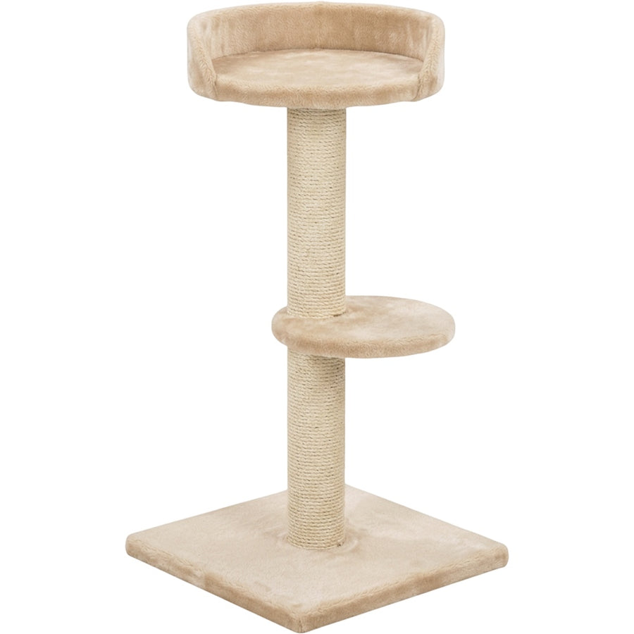Wcwo Compact Sisal Cat Tree 72 cm Beige with Raised Perch